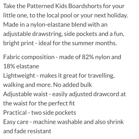 MW Girls Board Shorts - Picture 5 of 6